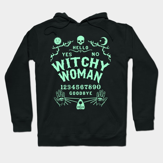 Witchy Woman Wiccan Ouija Board Hoodie by ShirtFace